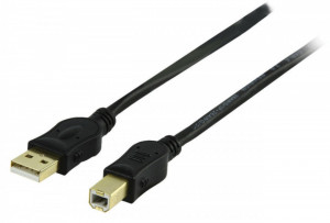Cablu imprimanta USB 2.0 , A la B, 1.8m, HQ