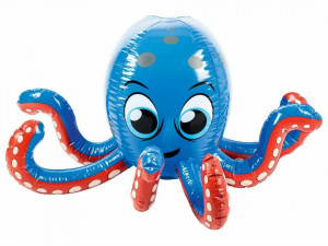 Caracatita gonflabila cu stropitoare apa, 100 x 53 cm, Playtive Junior