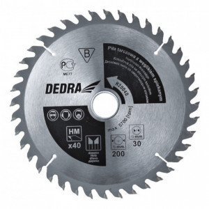 Disc circular pentru lemn , 160mm x 20mm , 48T , Dedra