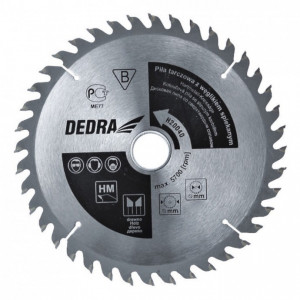 Disc circular pentru taiat lemn , 450mm x 60T x 30mm , dinti vidia , Dedra