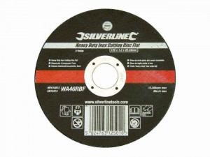 Disc metale, inox, polizor unghiular, 125 x 1.2 x 22.23mm, Silverline