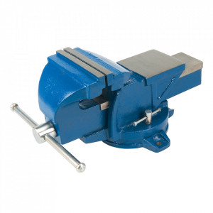 Menghina de banc, heavy-duty, 16 Kg, baza rotativa, deschidere 140 mm, latime falci 160mm, Silverline