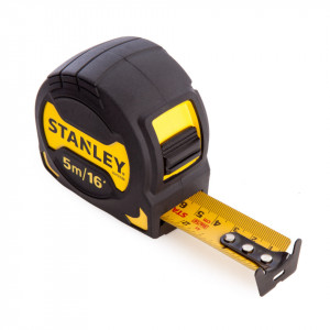Ruleta profesionala , 5 m X 28 mm carcasa din cauciuc, rezistenta la impact, Stanley, STHT0-33568