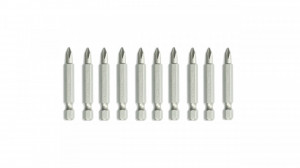 Set 10 biti tip cruce, PZ2, 50mm, Dedra