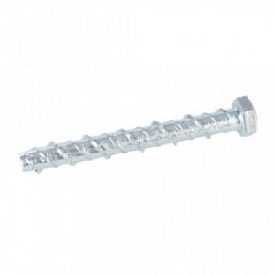 Set 10 suruburi fixare directa in beton si zidarie, M8 x 75mm, Fixman