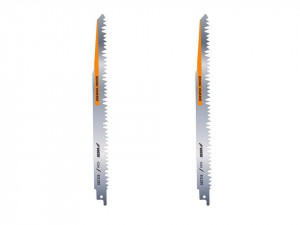 Set 2 panze pentru lemn, crengi verzi, fierastrau sabie, 240mm, Dedra