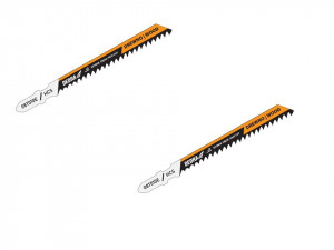 Set 2 panze profesionale taiat lemn, pentru fierastrau pendular, 8tpi, Dedra