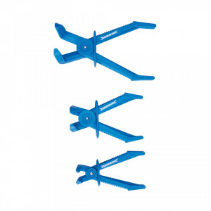 Set 3 clesti autoblocanti, 90grade, conducte combustibil, Silverline