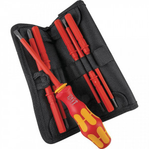 Set surubelnita electrician profesionala, izolate electric, 1000V, 6 capete, Wera