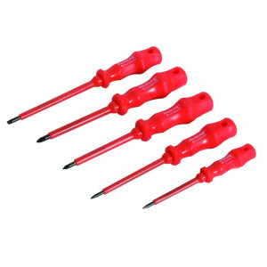 Set surubelnite izolate 5 piese , Silverline Insulated Screwdriver Set 5pce