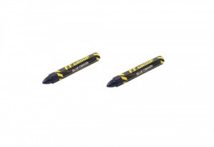 Set 2 creioane ceramice santier, marcare beton, metal, 11 cm, albastru, F.F. Group