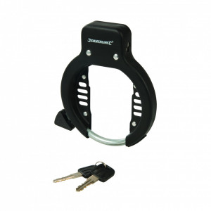 Antifurt pentru biciclete , 62 mm , otel , Silverline Bicycle Frame Lock