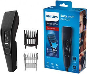 Aparat de tuns Philips Seria 3000, Negru