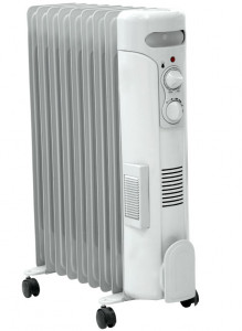 Calorifer electric cu ulei, 9 elementi, ventilatie, 2000W + 500W DA-J2050F Dedra