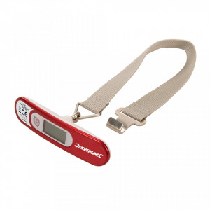 Cantar de mana digital bagaje, 50Kg / 110lb, Silverline