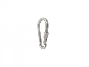 Carabina zincata cu clapeta securizata, 140mm, Mega
