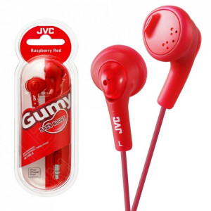 Casti audio In-ear , 1m, rosu raspberry, bass boost, JVC Gumy