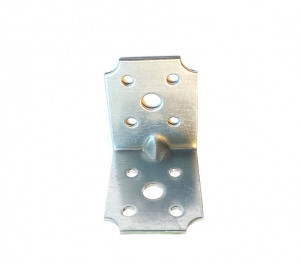 Coltar metalic, pentru lemn cu ranforsare, 50 x 50 mm, F.F. Group
