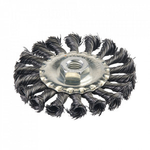 Disc perie sarma, 100mm, M14, montura polizor unghiular, Silverline