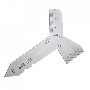 Dispozitiv mini masurat unghiuri, 85 mm, 55º, 60º, 90º ,120º, otel inoxidabil, Silverline