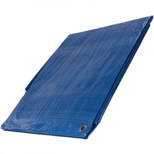 Foaie prelata pvc heavy duty 1.8 x 2.4 m, rezistenta UV, impermeabila,Silverline