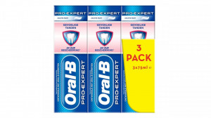 Pachet promo pasta de dinti Oral B, PRO-Expert, 3 x 75ml, dinti sensibili