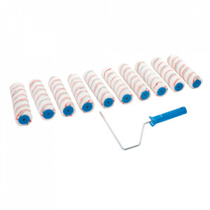 Set 10 role trafalet zugravit, maner galvanizat, 254mm, Silverline