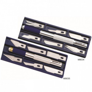 Set 13 piese cutter / bisturie , Dedra