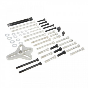 Set 46 piese extractor fulii, discuri canelate auto, 40-93mm, Silverline