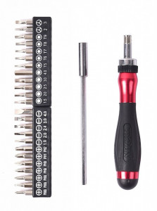 Surubelnita mini profesionala de precizie ,26 piese, multifunctionala, 150 mm, Trojan