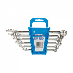 Set 6 chei fixe combinate, metric, 8, 10, 12, 13, 14, 17, Silverline