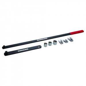 Cheie intinzatoare role auto , tubulare de 15, 16 și 18 mm , cap cheie fixa 13, 14 și 15 mm , Silverline Serpentine Belt Tool Set 8pce