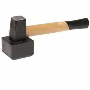 Ciocan de metal cu amortizor de cauciuc pentru pavele 1 kg