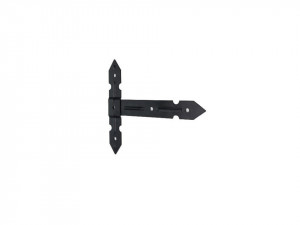 Consola legatura ornamentala, otel, negru, 245 x 245mm, F.F. GROUP