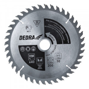 Disc circular pentru lemn 150x24x12.75mm , dinti vidia, Dedra