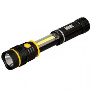 Lanterna profesionala 2 in 1, extensibila, baza magnetica, 250 lumeni, aluminiu, LED COB, Defender