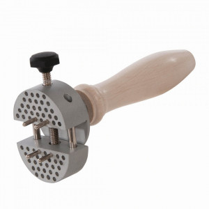 Mini menghina aluminiu bijuterii finete, 24 mm, Silverline
