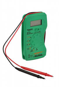 Multimetru digital, 2-300v, 200mA, Schneider Electric