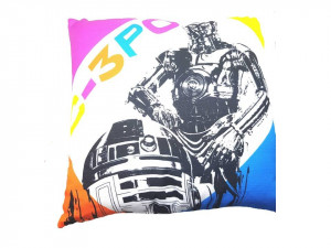Perna Star Wars Disney, 2 fete, R2D2 - C3PO, 40x40cm
