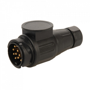Priza cupla remorca 13 pin, 12V, tata, Silverline