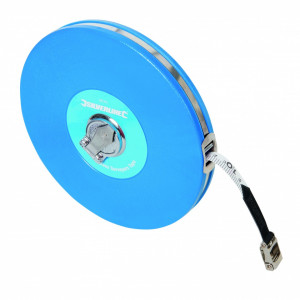Ruleta 50M , carcasa din plastic dur , Silverline Fibreglass Surveyors Tape