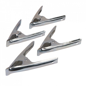 Set 4 cleme ancorat prelate, folii, 50 mm, Silverline