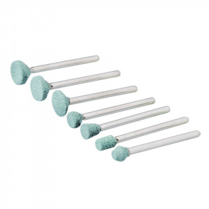Set de pietre șlefuit 7 piese pentri biax , minifreza , Silverline Rotary Tool Grinding Stone Set 7pce
