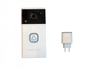 Sonerie inteligenta cu video interfon, Android / iOS, 720p, Wi-Fi, inregistrare, poza, senzor miscare, SilverCrest