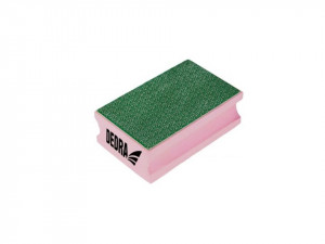 Bloc ascutit diamantat, grit 200, 95 x 63 x 34mm, suport burete dens, Dedra