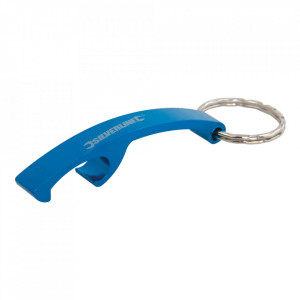 Breloc desfacator capace sticle, aluminiu anodizat, Silverline