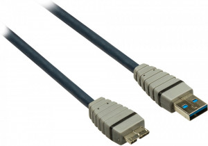 Cablu USB 3.0, mufa USB - USB 3.0, 1m, cablu 100% cupru, 5 Gbs, Bandridge