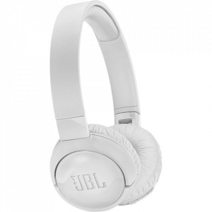 Casti audio On-ear JBL Tune 600, Active Noise Cancelling, Wireless, Bluetooth, Pure Bass Sound, Hands-free Call, 22H, Alb