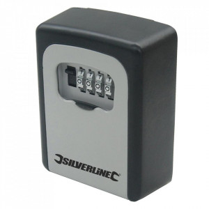 Cutie valori mini, exterior, cifru 4 digit, 121 x 83 x 40mm, Silverline
