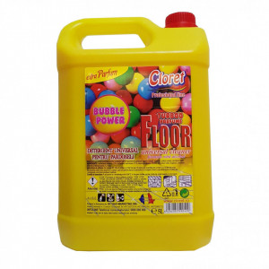 Detergent pardoseli, fara clatire, Bubble Gum, 5L, Cloret